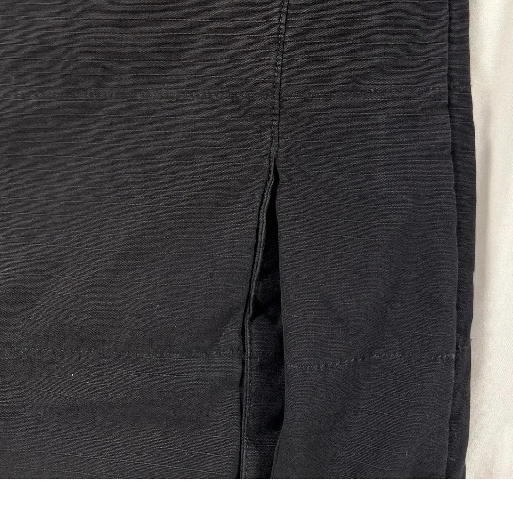 Levi's Small Black Ripstop Utility Jacket Quilted Lining‎ Workwear Shacket
